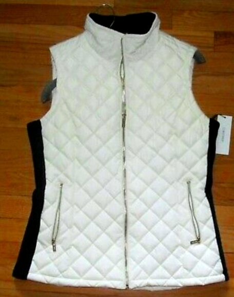white calvin klein vest